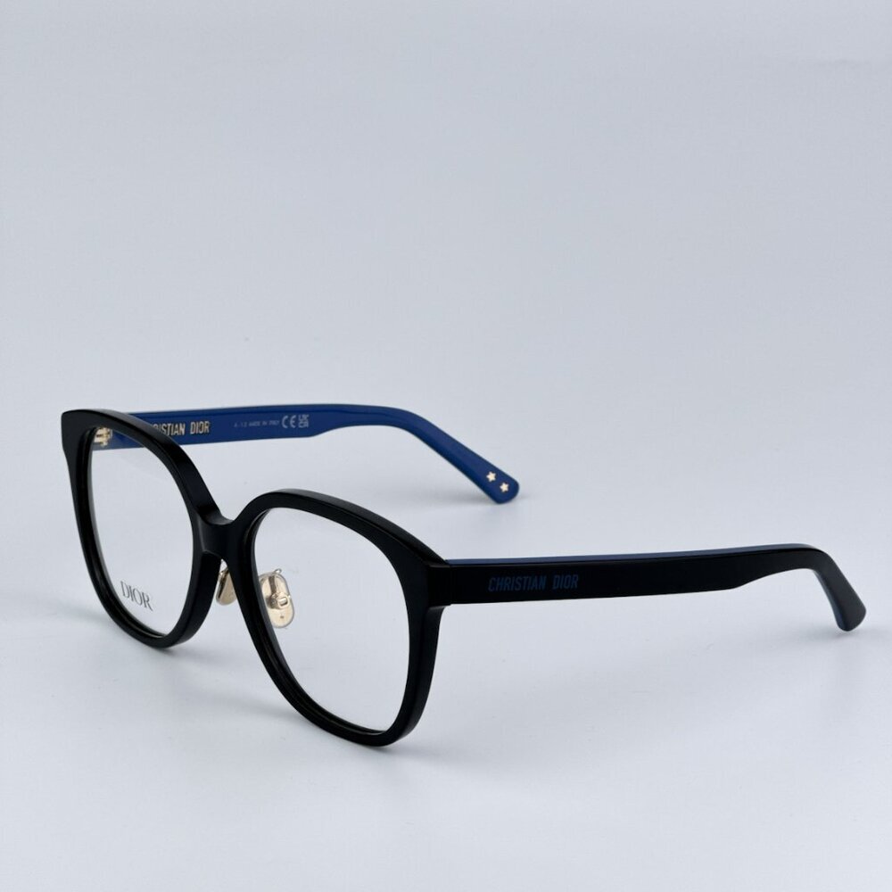 Dior LAPARISIENNEDIORO S3F 1000 BRAND NEW Eyeglasses Black Blue Women Geometric